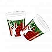 8 Adet Yılbaşı Geyikli Plastik Konsept Bardak