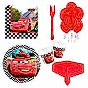 8 Kişilik Arabalar Doğum Günü Konsepti, Cars Parti Seti Süsleri