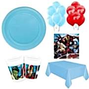 8 Kişilik Avengers Parti Malzemeleri, Yenilmezler Seti Paketi 