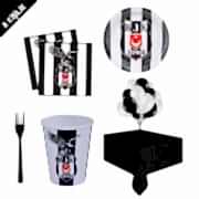 8 Kişilik Beşiktaş Doğum Günü Parti Konseptii, Parti Süsleri Seti