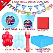 8 Kişilik Brawl Star Doğum Günü Konsepti Parti Malzemeleri Paketi