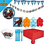 8 Kişilik Dinazorlar Parti Süsleri, Jurassic World Konsept Paketi