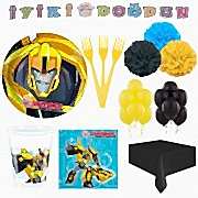 8 Kişilik Transformers Doğum Günü Parti Paketi Bumblebee Ürünleri