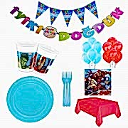 8 Kişilik Yenilmezler Lüks Parti Paketi, Avengers Çatal Tabak vb.