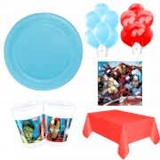 8 Kişilik Yenilmezler Parti Malzemeleri, Avengers Konsepti Paketi