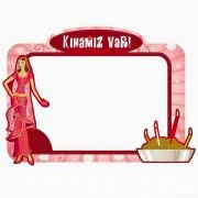 90x70cm Kına Gecesi Kınamız Var Yazılı Fotoğraf, Hatıra Çerçevesi