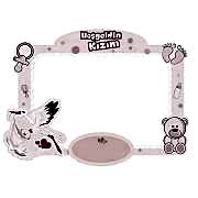 90x70cm Pembe Hoşgeldin Kızım,Yenidoğan Hatıra Fotoğraf Çerçevesi