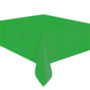 Açık Yeşil Plastik Masa Örtüsü, Doğum Günü Partisi 120x180 Naylon