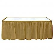Gold Altın Sarısı Doğum Günü Parti Masa Örtüsü Eteği 74cm x 426cm