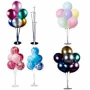 Ayaklı Balon Standı - Makaron Balon - Metalik Balon - Krom Balon