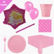 Barbie Pinyata 25 Kişilik Parti seti balon doğum günü