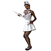 Beyaz M Beden Hemşire Kostümü, Yetişkin Medium Hemşire Kıyafeti