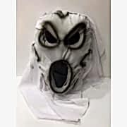 Beyaz Pelerinli Hayalet Maske Şaka Malzemesi, Korku Maskesi