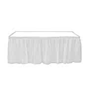 Beyaz Table Skirt Masa Eteği 74 x 4.26 cm Doğum Günü Parti Ucuz