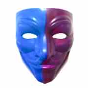 Bordo Mavi Trabzonspor V For Vendetta Maskesi, Ts Taraftar Maske