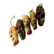 Cadılar Bayramı Partisi Dekor Ürünü, Halloween Kesik Baş Süsleri