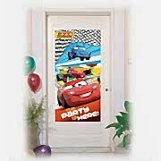Cars Kapı Afişi Doğum Günü Parti Afişi 76x152