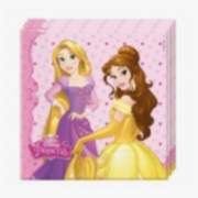 20 Adet Pembe Disney Prensesler Doğum Günü Parti Konsept Peçetesi