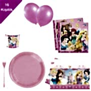 Disney Prensesleri, prenses 16 Kişilik 8 Parça Doğum Günü Seti malzemeleri