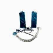 Elsa Asa Taç Saç Eldiven Aksesuar Seti - Elsa Frozen Aksesuar Seti