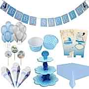 Erkek Baby Shower Süsleri Seti Paketi