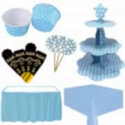 Erkek Bebek 40 Mevlidi Masası Mavi Mevlüt Süsleme Konsepti