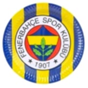 Fenerbahçe 8li Tabak Doğum Günü Parti Tabağı 23cm Ucuz Sarı Lacivert