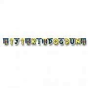 Fenerbahçe İyi Ki Doğdun Yazı 2.2mt Doğum Günü Parti Yazısı Ucuz Sarı Lacivert