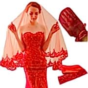 Gelin Duvağı, Gelin Yüz Örtüsü, Gelin Kuşağı ve Gelin Eldiveni