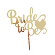 Gold Altın Sarısı Bride To Be Ayna Pleksi, Bekarlığa Veda Partisi