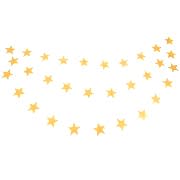 Gold Altın Sarısı Asmalı Yıldız Tavan Süslemeleri İpli Sarkıt Süs