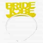 Gold Bride To Be Yazılı Taç, Bekarlığa Veda Partisi için Taç