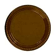 Gold Dore Altın Sarısı 8li Tabak Doğum Günü Karton Plastik 23cm