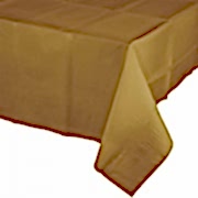 Gold Dore Altın Sarısı Masa Örtüsü 1.37m x 2.7m Doğum Günü Parti