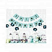 Gold Mavi Doğum Günü Süsü İyi Ki Doğdun Yazı