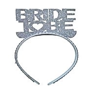 Gümüş Bride To Be Yazılı Taç, Bekarlığa Veda Partisi için Taç