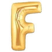 Harf Folyo Balon F Harfi Büyük Boy Balon Altın Sarısı /Dore 100CM