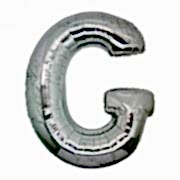 Harf Folyo Balon G Harfi Büyük Boy Balon Gümüş/Gri 100CM