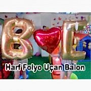 Altın Sarısı Baş Harf Balon Set Evlilik Teklifi