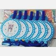 İlk Dişim 6 ADET Mavi Düdük Diş Buğdayı Erkek Parti Kaynana Dili 