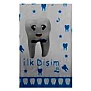 İlk Dişim Masa Örtüsü 120x180cm Diş Buğdayı Erkek Parti Örtüleri