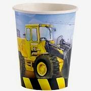 İnşaat Temalı 8 adet Bardak Doğum Günü Parti Bardağı