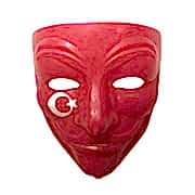 Kırmızı Ay Yıldızlı V For Vendetta Maskesi Türkiye Taraftar Maske