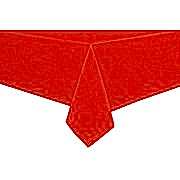 Kırmızı Plastik Kullan At Masa Örtüsü, Naylon 120x180 cm
