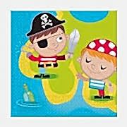 Korsan 20li Peçete Pirate Doğum Günü Peçetesi 33x33