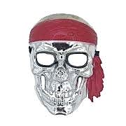 Korsan Kurukafa Sert Plastik Maske, Parti Maskesi 