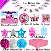 Lol Bebek Doğum Günü Konsepti Parti Malzemeleri Paketi 