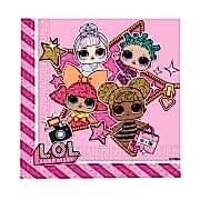 Lol Surprise Bebekleri Baskılı Peçete, Lol Sürpriz Parti Süsleri