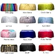 Masa Tütü Eteği, Masa Süsleme Örtüsü İçin Tül Masa Eteği