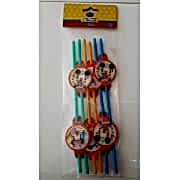 Mickey Mouse 6lı Pipet Doğum Günü Parti Pipeti Konsept Parti Ucuz